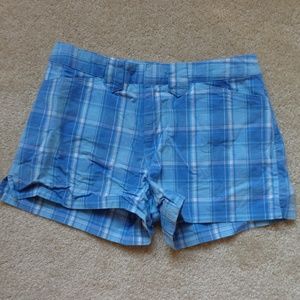 SO Plaid shorts Blue